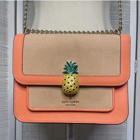 Kate Spade Remi pineapple  chain crossbody - Picture 6 of 12